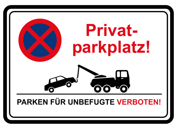 Parkverbots Zone